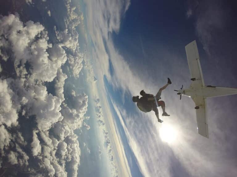 Shawn goes skydiving