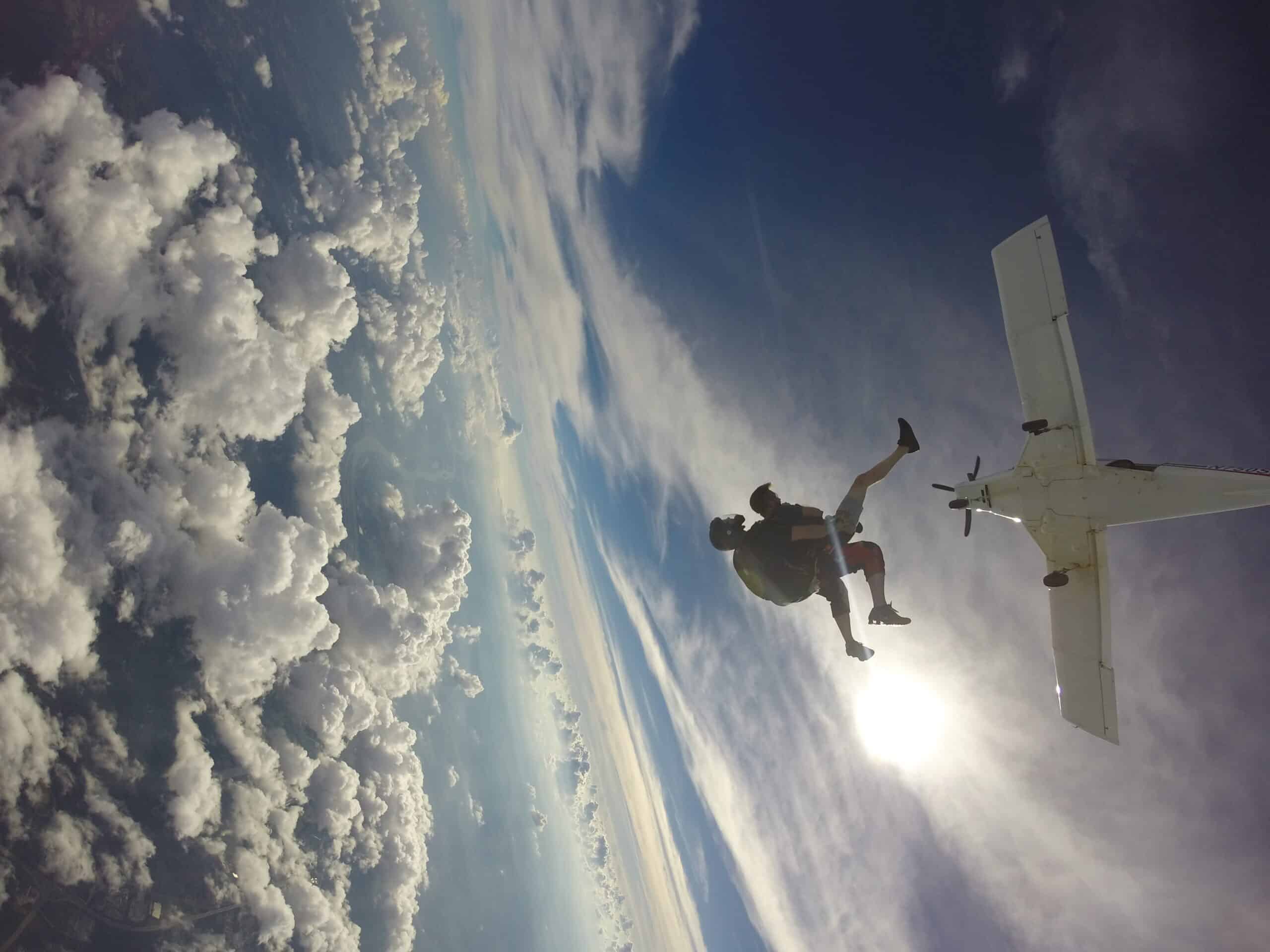 Shawn goes skydiving