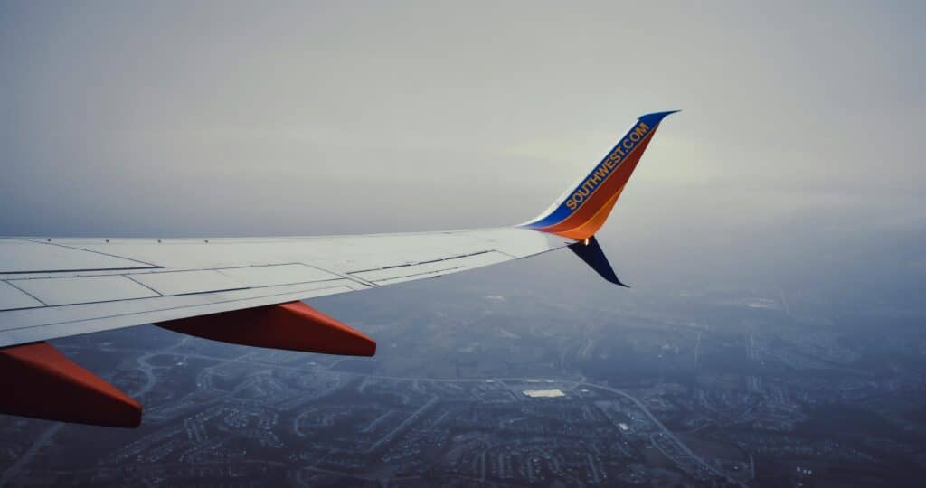 southwest airlines wing